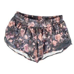 Lululemon Hotty Hot Short II *2.5" Frosted Rose Multi / Melanite Size 6